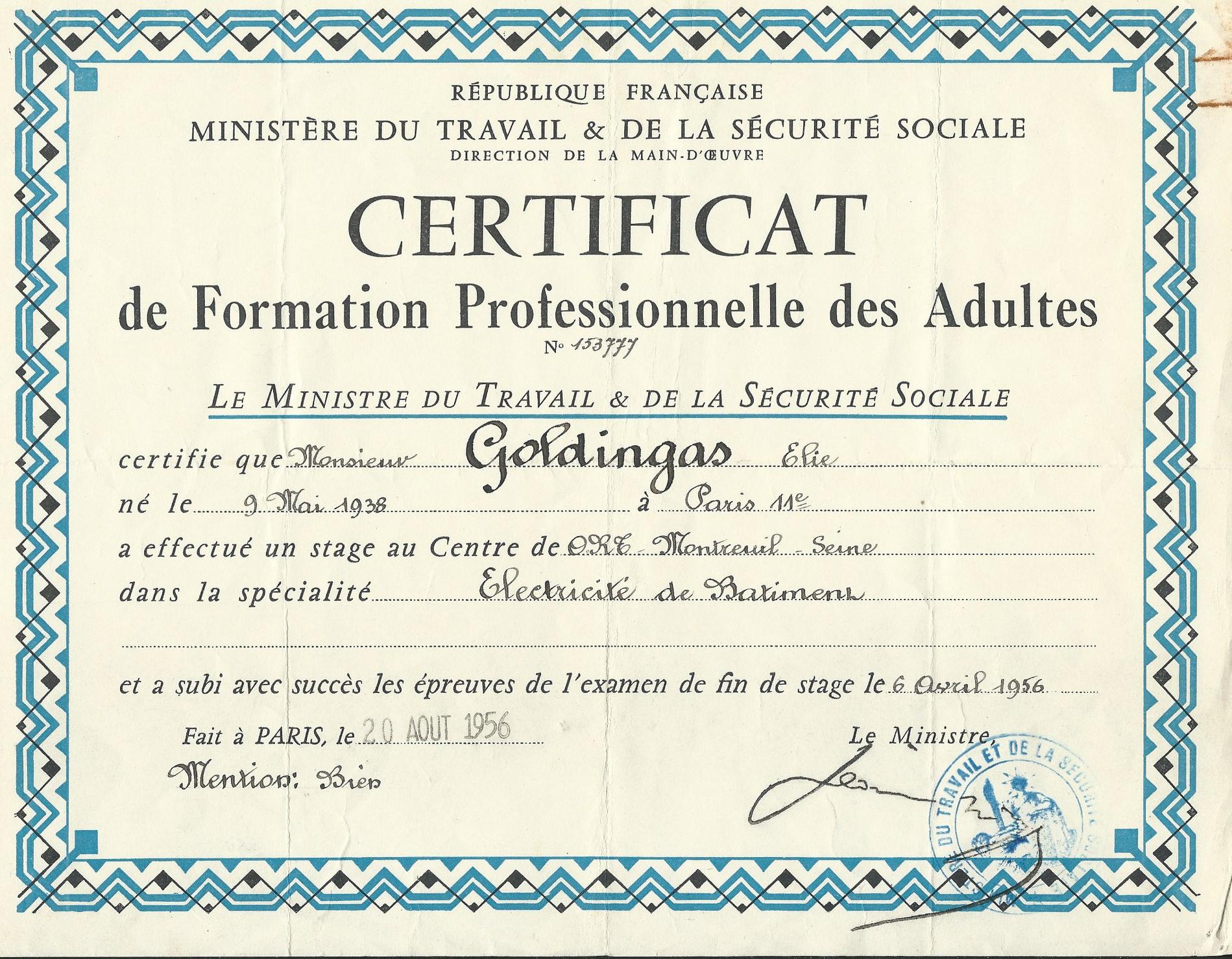 elie diplome fpa